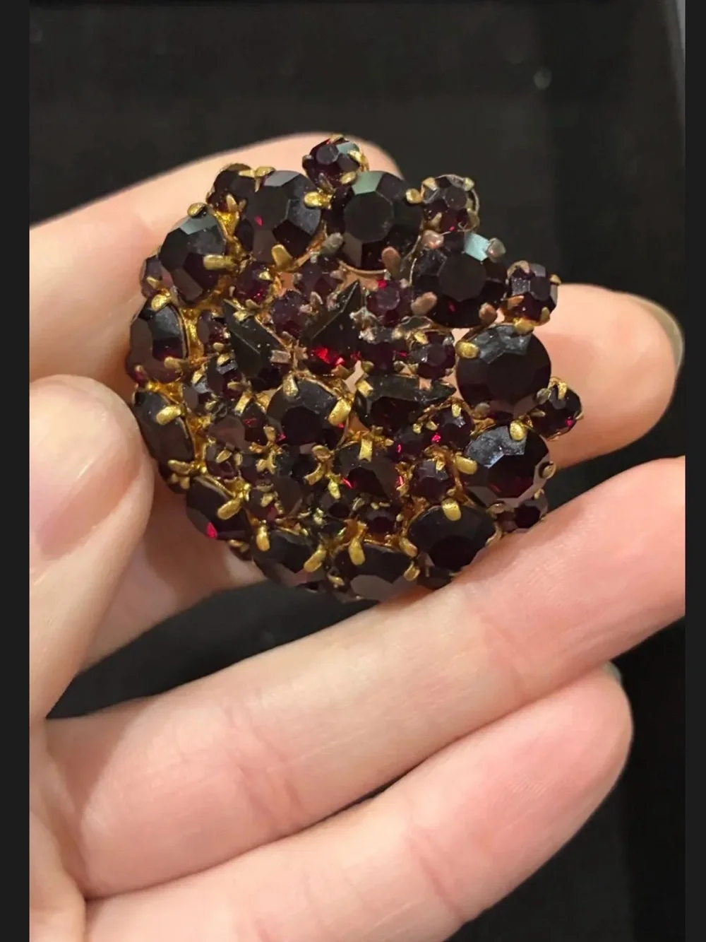 Vintage Austrian Crystal Brooch